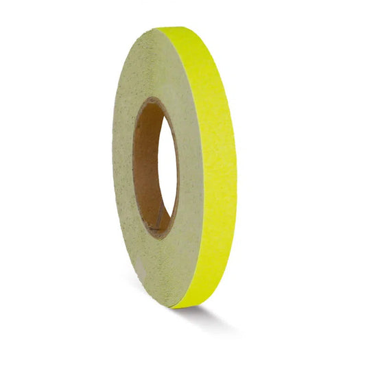 Skridsikker Tape - Signal Farver-Signal Gul-Rulle 19mm x 18.3 meter.-R13 (Korn 60)